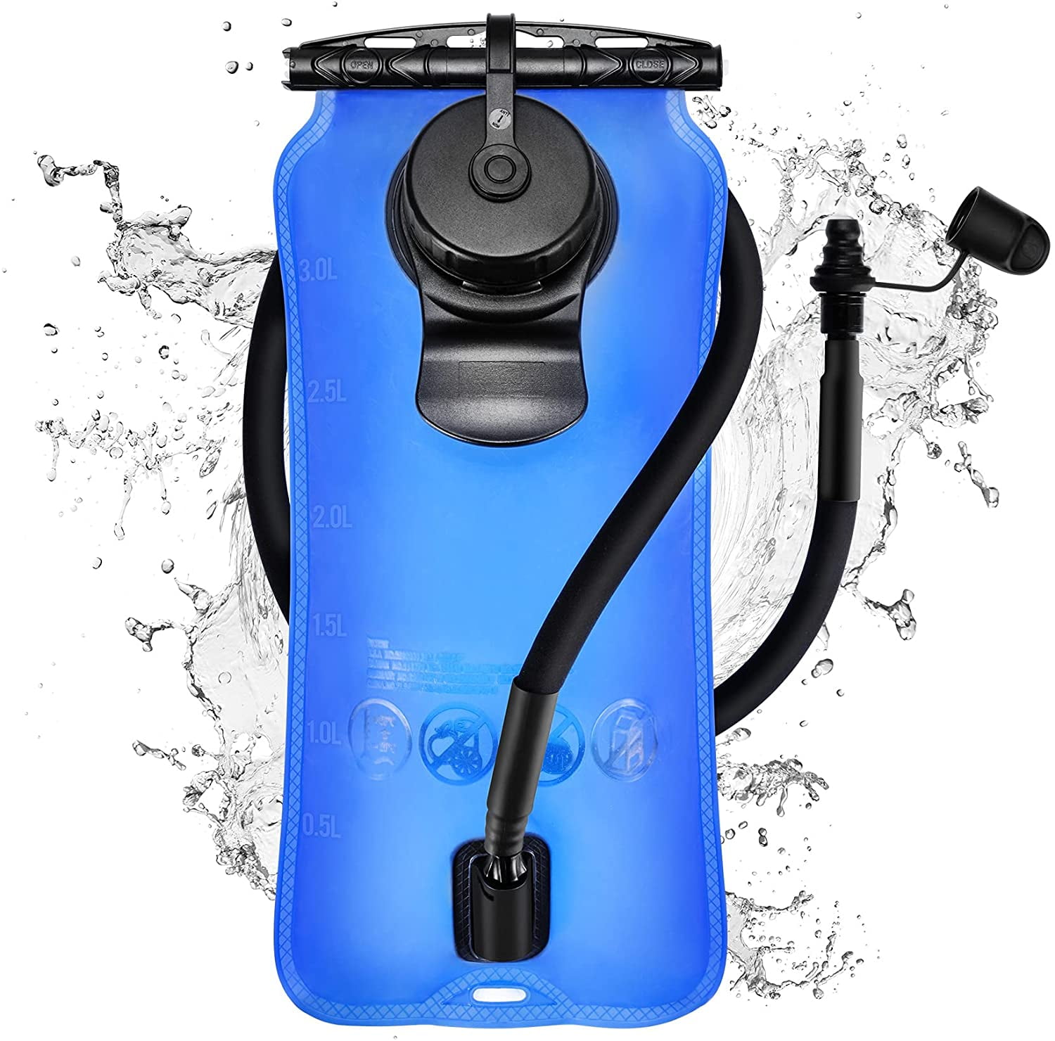 3L Hydration Bladder, 3 Liter Leakproof Water Bladder, BPAFree Water