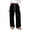 BN41_Black, variant on Women's Corduroy Cargo Pants Drawstring Waist Wide Leg Hiking Trousers Flap Patch Pockets Outdoor Work Pants Athletic Daily Black L