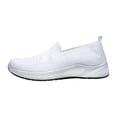thumbnail image 2 of AUDeals Womens Orthopedic Slip On Walking Shoes Air Cushion Lightweight Soft Sole Arch Support Sneakers (White, 6.5), 2 of 8