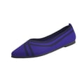 thumbnail image 2 of Women Casual 2026 Loafers Outdoor Solid Color Breathable Mesh Pointed Toe Closed Toe Slip On Lightweight Cushioned Orthopedic Arch Support Wide Toe Box Comfortable Walking Daily Flat Shoes Purple 41, 2 of 9