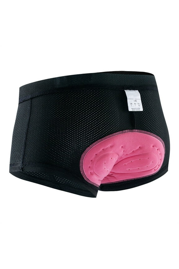 Cotton Underwear for Women Cheeky Panties, Cycling Briefs Chevaroo Padded Underwear Chevaroo Underwear Chevaroo, Panties and Bra Sets Camel Toe Underwear, Black,S