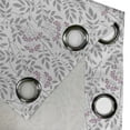 thumbnail image 4 of Ambesonne Vintage Grommet Curtain, Spring Sprigs Berries, 50" x 72", Pale Grey Mauve Grey, 4 of 6