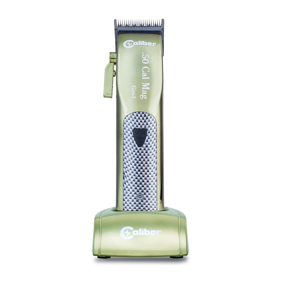 Caliber .50 Cal MAG 4th Generation Cordless Clipper – High-Speed Magnetic Motor, Dual DLC Blades, Ultra Quiet Performance