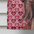 thumbnail image 4 of Carolines Treasures SC9552CHF Irish Setter Valentines Amour Drapeau Toile Maison Taille, 4 of 4