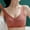 Orange, variant on Ohufall Lace Bras For Women Clearance! Women Lady Lace Gathered Bra Plus Size Sports Bra Underwear Yoga Hollow Out Bra Cup