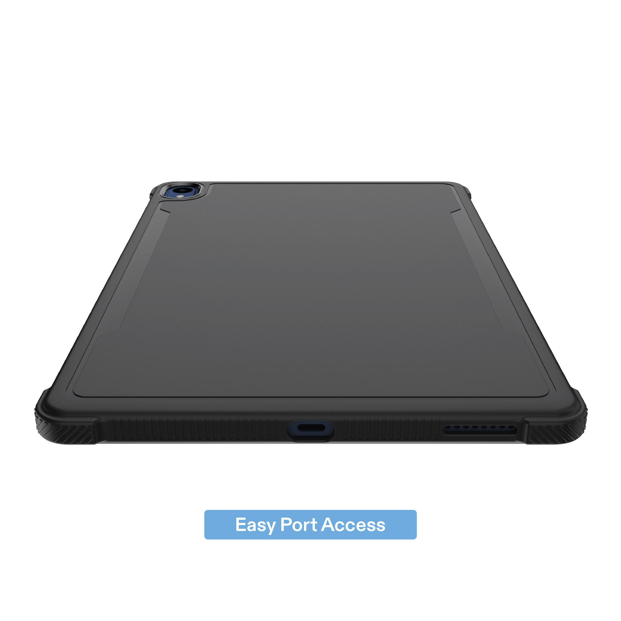 onn Protective Grip Tablet Case for onn 10.1" Tablet (2024 Model) - Black