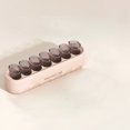thumbnail image 4 of Weekly Pill Organizer with 7 Compartments, Portable Travel Pill Case for Medications and Supplements, Moisture-Proof Pill Box ( Pink ), 4 of 6