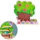thumbnail image 3 of Montessori Picking Tree Toy Actividades educativas tempranas de de matemáticas, para en edad de jardín de infantes 3+ Carros deslizantes Hugo Juego de matemáticas para niños, 3 of 7