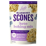 Livlo Food Co Low Carb Keto Blueberry Free Scone Mix | for Gluten-Free Baking | 9.5 oz, 10 Servings