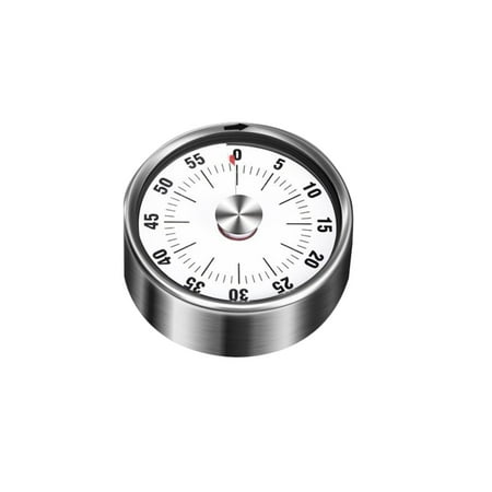 

Cooking Utensils Kitchen Timer Chef Timer Clock With Loud Alarm No Batteries Required 100% Mechanical Magnetic Backing Exquisite Stainless Steel Body