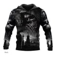 thumbnail image 3 of Nueva sudadera con capucha de calavera para hombre, sudadera con estampado 3D de cabeza de calavera, sudadera con capucha, sudadera informal de moda de otoño, 3 of 5