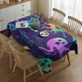 thumbnail image 2 of Rectangle Table Clothes Happy Halloween Ghost Bat Table Cloth,Pattern Washable Table Covers for Picnic Gathering Halloween Fall Thanksgiving Christmas, 2 of 5