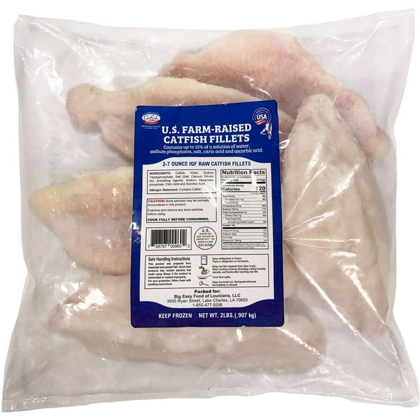 US FarmRaised Catfish Fillets, 2 lb