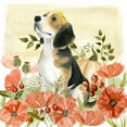 thumbnail image 2 of Popp, Grace 12x12 White Modern Wood Framed Museum Art Print Titled - Harvest Hounds II, 2 of 4