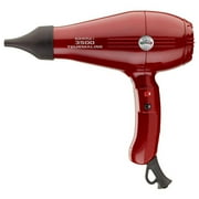 GAMMA+ 3500 Tourmaline Power Professional Ionic Hair Dryer, 2000W, 6 Heat/Speed Settings, Red