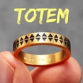 thumbnail image 3 of Retro Geometry Texture Men Rings Stainless Steel Women Jewelry Punk New In Stranger Things Fashion Accessories Gift Wholesale, 3 of 5
