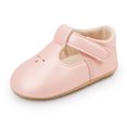 thumbnail image 2 of Yoyauz Baby Girl Mary Jane Shoes Anti Slip Rubber Sole Ballet Slippers Princess Dress Wedding Shoes Newborn Kids Shoes Toddler Shoes（0-12 Month）, 2 of 9