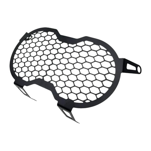 Nishiyuenyi Motorcycle Headlight Guard Front Headlight Protector Repair Parts Black Easy to