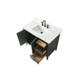 thumbnail image 6 of Vanity Art 42" Double Door Bathroom Vanity with Sink, Freestanding Storage Cabinet with Engineered Marble Top, Flip Down Tray, Drawer, and Shelf, 6 of 7