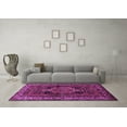 thumbnail image 3 of Ahgly Company Indoor Rectangle Persian Purple Traditional Area Rugs, 5' x 7', 3 of 4