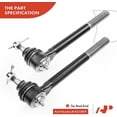 thumbnail image 5 of A-Premium 6Pcs Inner Outer Tie Rod End Compatible with Chevrolet S10 1996-2003 Blazer 1996-2005 GMC Jimmy 1996-2002 Sonoma 1996-2003 RWD, 5 of 8