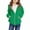 Green, variant on Cavosen Zip up Sweatshirt for Girls Boys Children Kids Long Sleeve Hooded Sweatshirts Solid Hoodies Trendy Sweatshirts Coat with Pocket Warm Cute Soft Clothes Winter Black 4T
