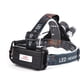 thumbnail image 4 of Lámpara de cabeza. Lámpara frontal LED recargable por USB. Linterna frontal con lúmenes ultrabrillantes. Faros para adultos, camping, exteriores y cascos de seguridad. Faro con zoom, 4 of 4