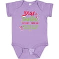 thumbnail image 3 of Inktastic Christmas Dear, Santa Before I Explain How Much Do You Know? Boys or Girls Baby Bodysuit, 3 of 5