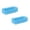 Blue, variant on Fence Shaped Planter Box for Outdoor Plants, 12.6"x6.3"x4.1" Rectangular Plastic Flowerpot, Window Box Planter for Balcony Vegetable Succulent Gardening, Fencing Railing Decoration