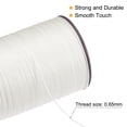 thumbnail image 4 of Unique Bargains Thin Waxed Thread 93 Yards 0.65mm Polyester String Cord for Machine Sewing Hand Quilting Weaving, Pearl, 4 of 5