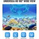 thumbnail image 5 of Full Silicone Swimming Goggles with Nose Cover,Panoramic View Antiglare Tempered Glass Snorkel Mask Anti-Fog&Leak for Swim Snorkeling Scuba Diving, 5 of 5