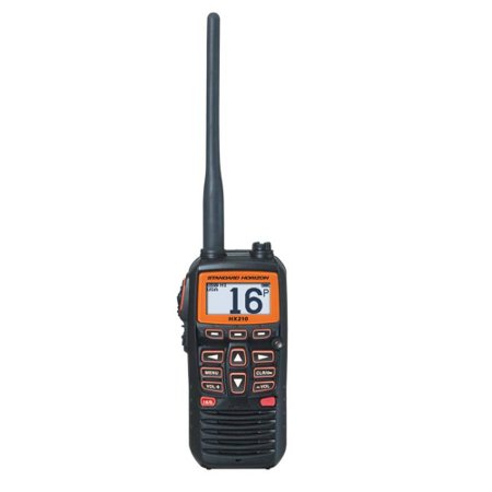 Standard Horizon HX210 6 Watt Compact Floating Handheld Marine VHF (Best 5 Watt Handheld Uhf Radio)