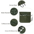thumbnail image 2 of Rollo de cuchillos de hule, muy resistentes, suaves y duraderos. verde militar, 2 of 4