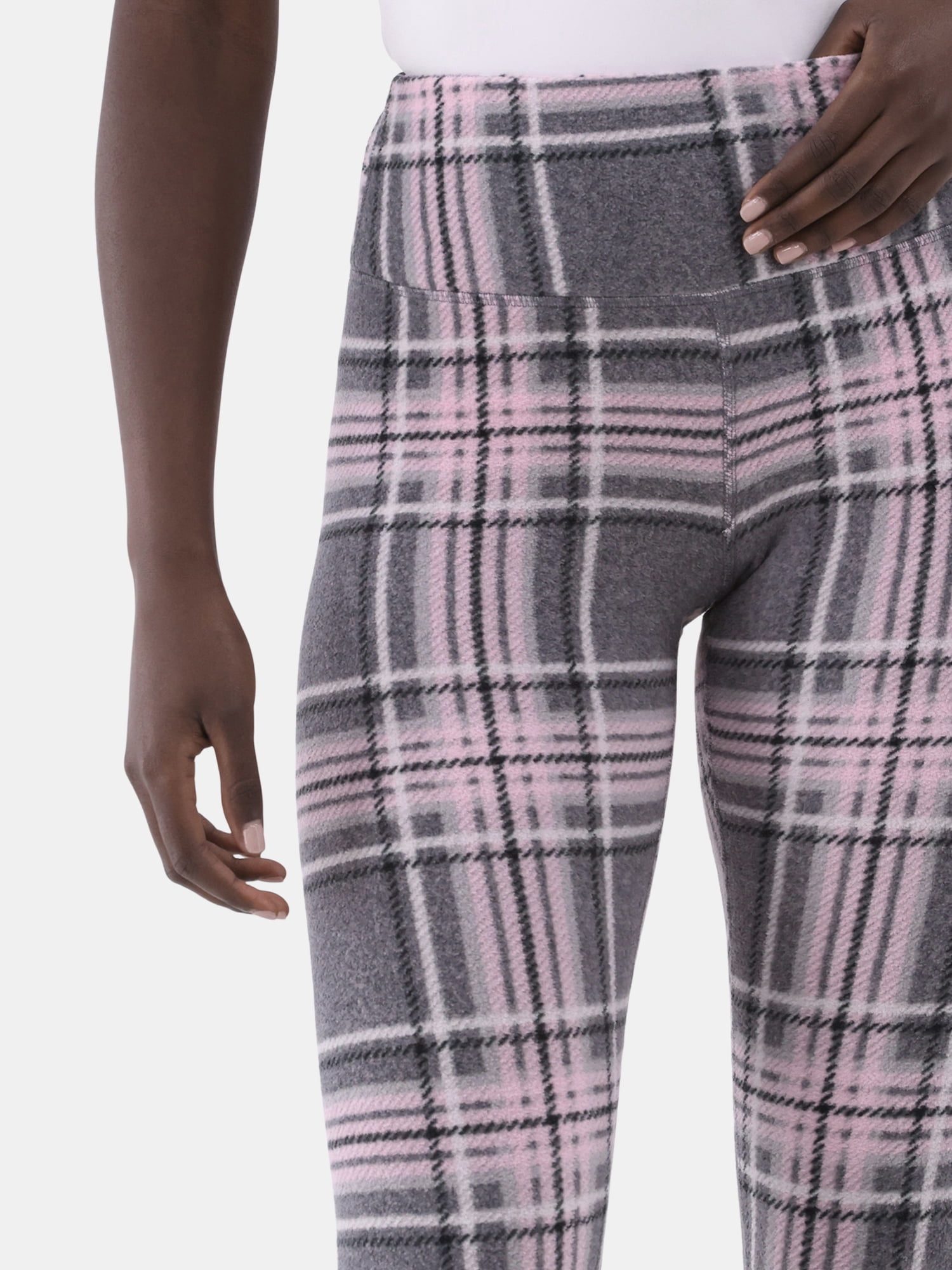 ClimateRight by Cuddl Duds Stretch Women's Warm Stretch Fleece High Rise Base Layer Thermal Legging, Sizes XS to 4X