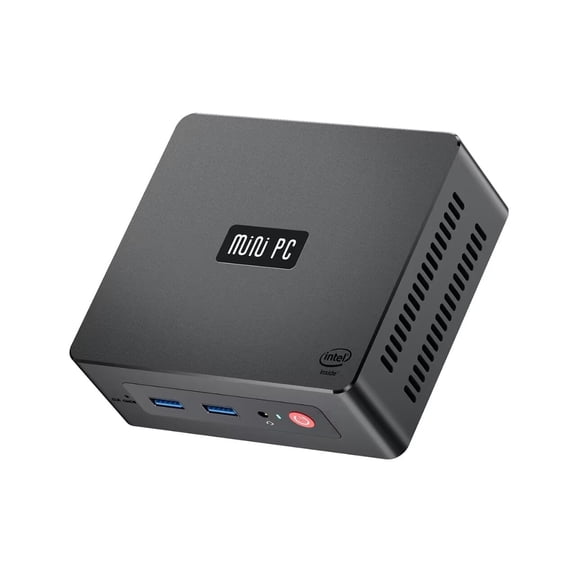 Mini Desktop PC Computer, Intel Celeron J4125 8GB 128GB SSD 4 cores/4 threads Dual hdmi WiFi, Bluetooth 4.0, and Gigabit Ethernet