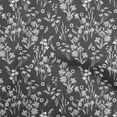 thumbnail image 1 of oneOone Viscose Jersey Dark Gray Fabric Floral Fabric For Sewing Printed Craft Fabric By The Yard 60 Inch Wide, 1 of 4