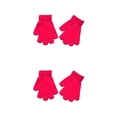 thumbnail image 3 of Minnieouse 1 par de guantes para niños Práctico accesorio de ropa para cubrir los dedos con color sólido para ropa de invierno Rosa roja Rosa roja 2piezas Minnieouse CBP201959, 3 of 6