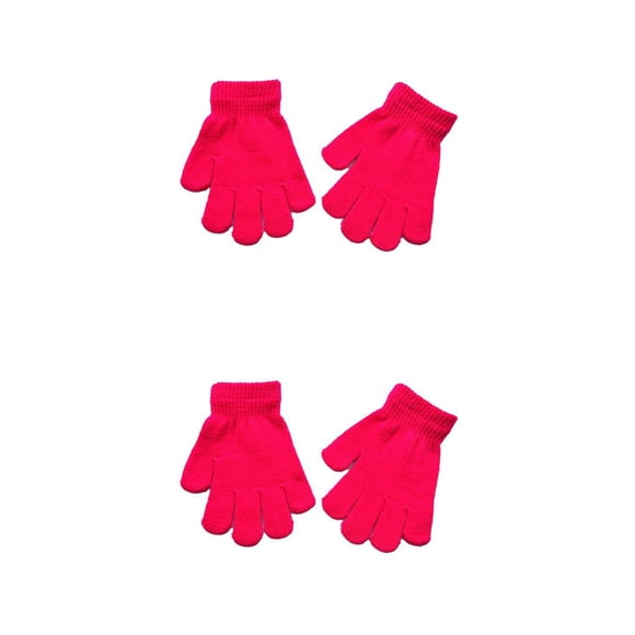 Guantes para niños Sonducket 1 par con cubierta de dedo cómoda y exquisita color sólido para ropa de invierno Gris