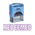 thumbnail image 1 of REDEEMED Self Inking Rubber Stamp Custom Shiny Office Stationary Stamp, 1 of 1
