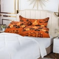thumbnail image 6 of GZHJMY Halloween Pumpkin Lantern Pillowcase Plush Pillowcase for Hair and Skin, Soft Standard Size Pillow Cases Zippered Queen Pillow Case Set of 1-20x30in Home Decor, 6 of 7