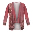 thumbnail image 5 of Dyegold Lightweight Cardigans For Women Fall Fashion 3/4 Sleeves Thin Jackets Casual Open Front High Low Hem Kimono Cardigan, 5 of 5