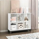 Lexicon Garretson 6-Shelves Wood Bookcase in 2-tone finish (White and ...
