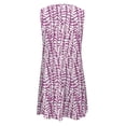 thumbnail image 5 of B91xZ Maxi Robes pour les Femmes 2024 V Cou Décontractée Libre Swing Fluide Robes, Violet XL, 5 of 5