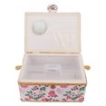 thumbnail image 1 of ANGGREK Sewing Basket,Sewing Basket Double Layer Design Large Capacity Comfortable Handle Sundries Storage Box For Home Office Travelling, 1 of 8