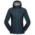 thumbnail image 5 of Little Donkey Andy Women's High-performance Waterproof Rain Jacket Ultra Lightweight Outdoor Rain Coat Shell Black Blue XS, 5 of 7