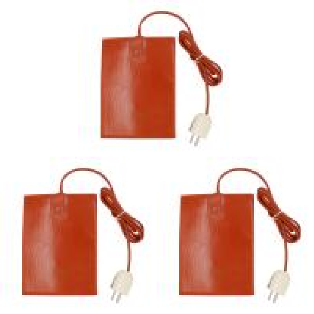 Almohadilla Calefactora Silicona 110V 220V 15x20cm Calentador Alambre 300W Enchufe UE/EE. UU. (UE)