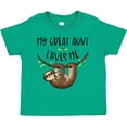 thumbnail image 3 of Inktastic My Great Aunt Loves Me Cute Sloth and Baby Boys or Girls Toddler T-Shirt, 3 of 5