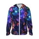 thumbnail image 1 of Balery Magic Colorful Forest Leaves Sudadera ligera de manga larga con capucha y protección solar UPF 50+ para hombre y mujer, ideal para pesca y running-Large, 1 of 7