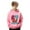 Pink, variant on Boys Graphic Print Hooded Sweatshirt with Long Sleeves, Pullover Casual Jacket with Front Pocket, for Outdoor Sports and Daily Wear