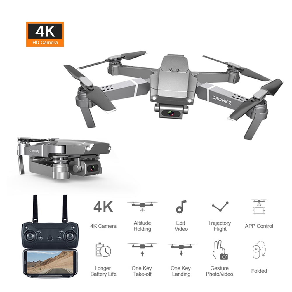 E68 2.4G RC Drone 4K HD Wide Angle Camera Wifi FPV Live foldable Quadcopter 